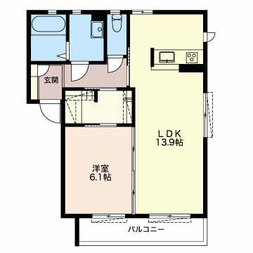 アンジェリークBの間取り