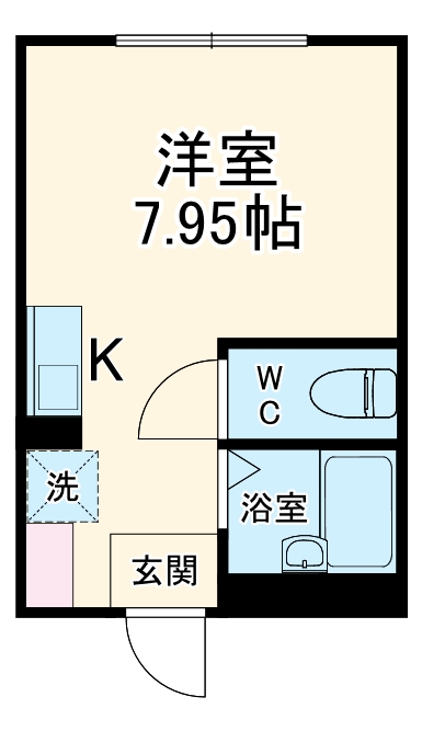 サイドガレージ矢部の間取り
