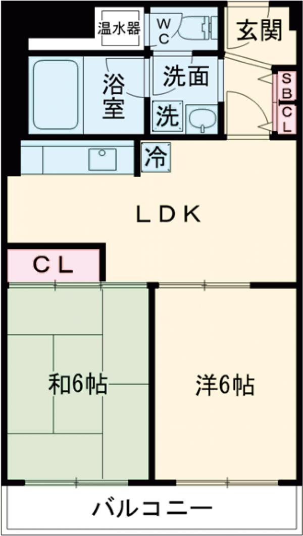 笹塚サンハイツの間取り