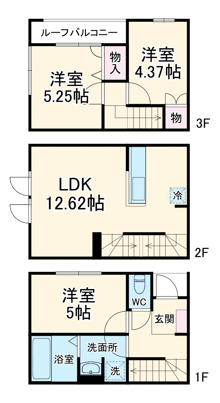 ベルリードの間取り