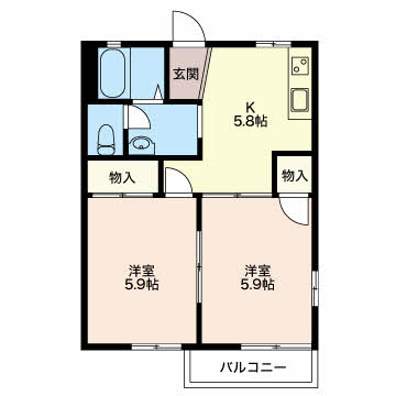 エクセルコートジュネスの間取り