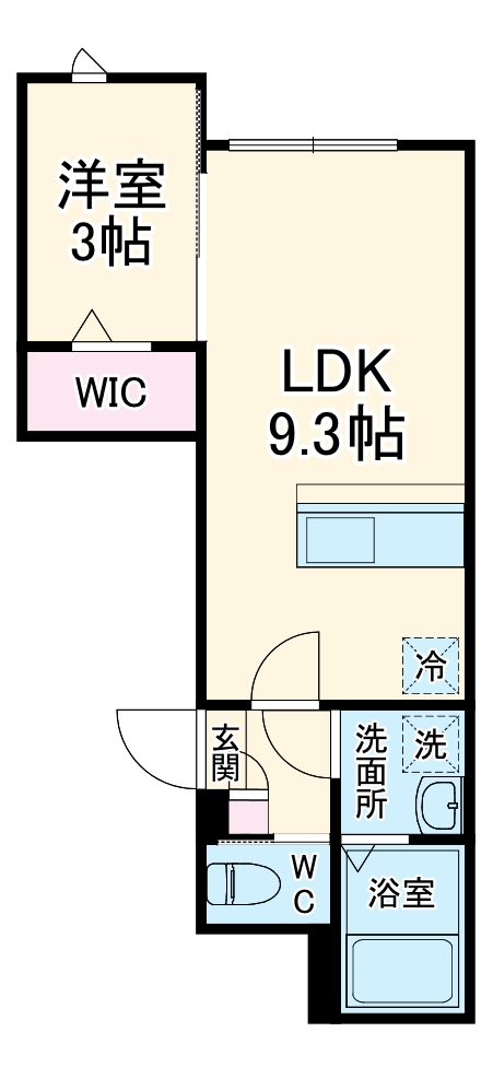 ＫＥＩＡＩ　ＲＥＳＩＤＥＮＣＥ　元山Ⅰの間取り