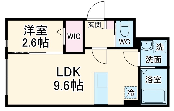 ＫＥＩＡＩ　ＲＥＳＩＤＥＮＣＥ　元山Ⅰの間取り