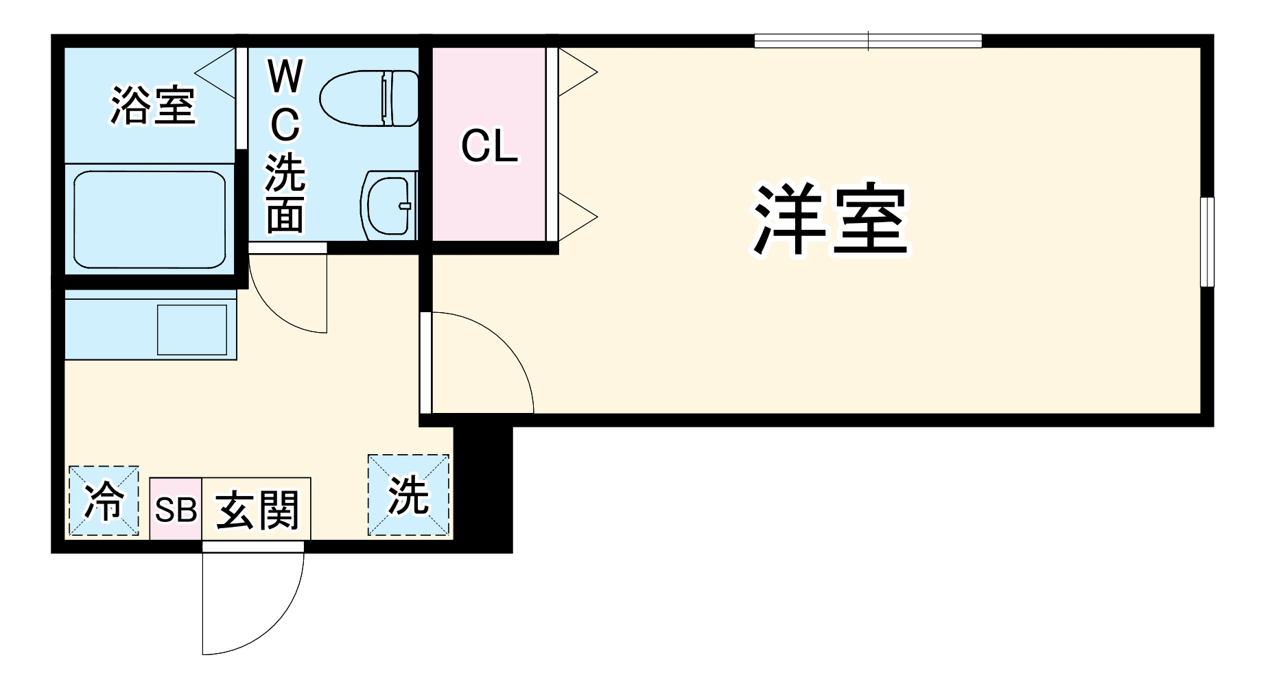 1/1 間取
