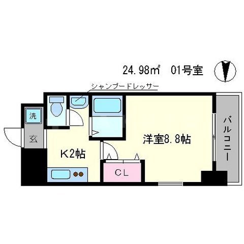 CITY SPIRE烏丸御池の間取り