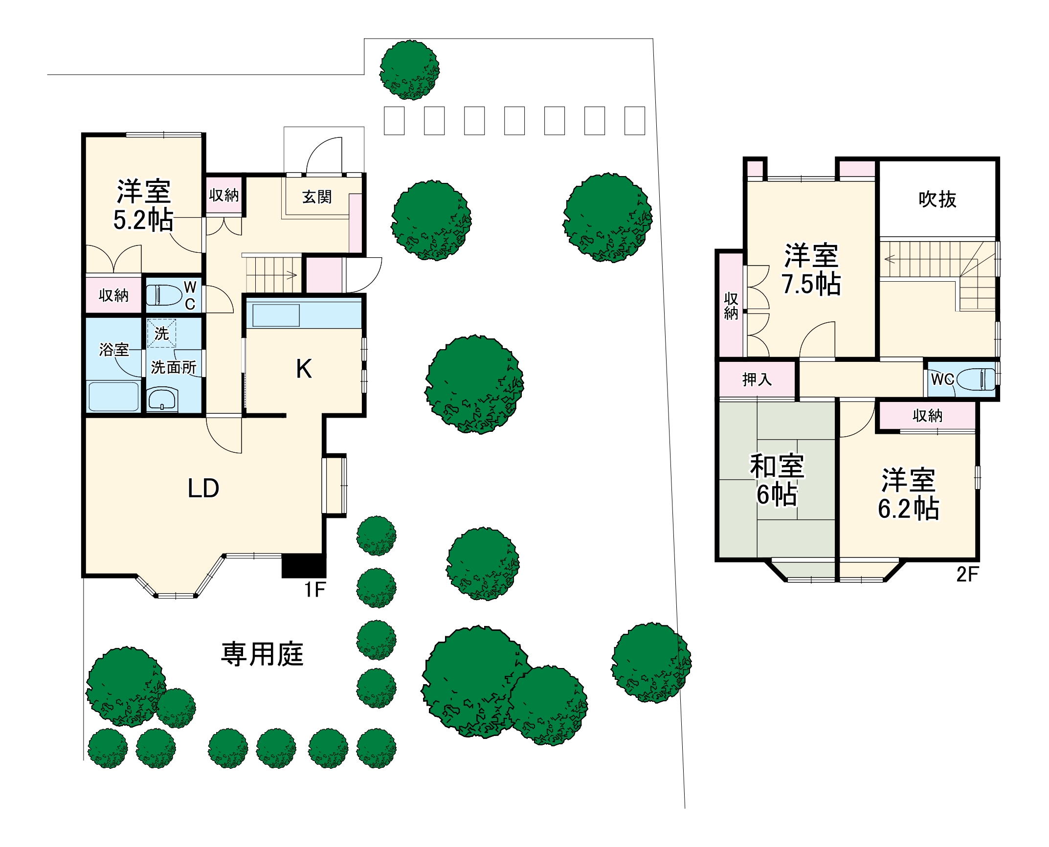 茅ヶ崎タウンハウスの間取り