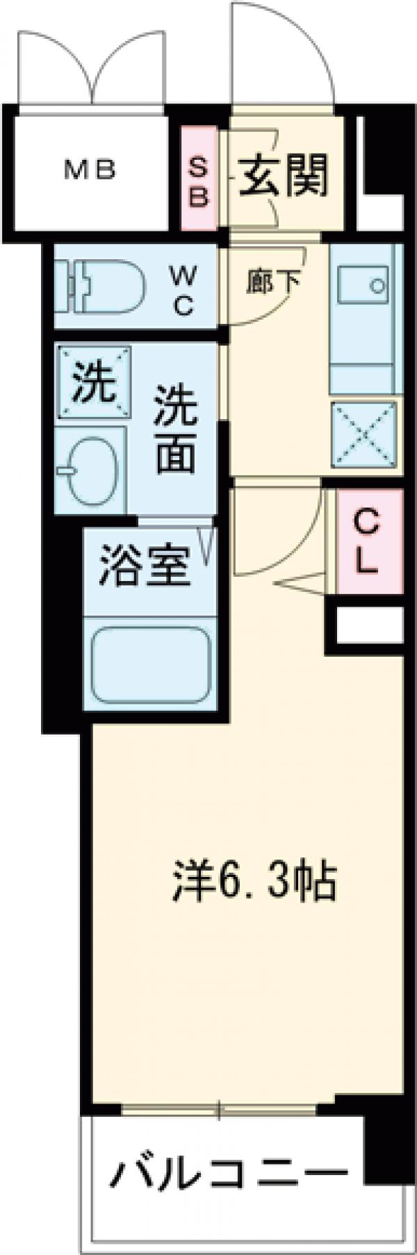 エンゼルプラザ京都太秦の間取り