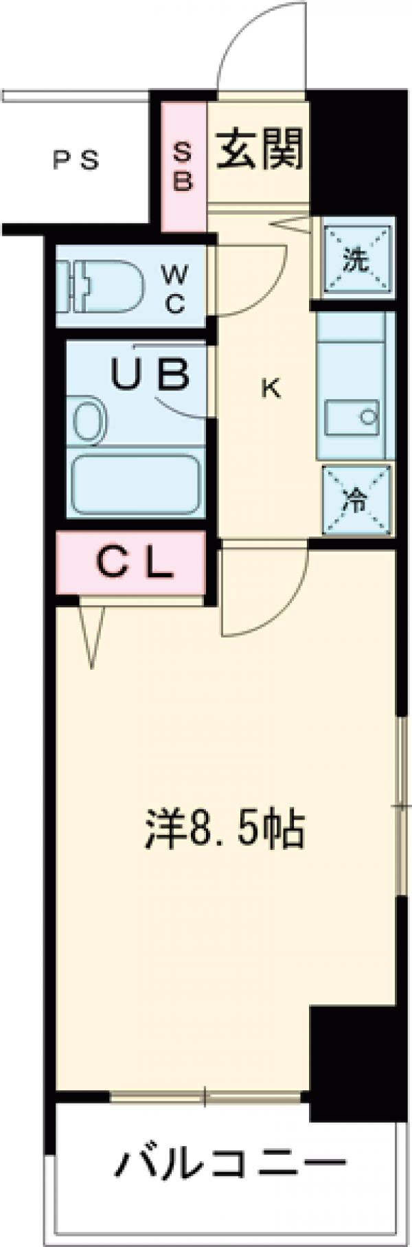 サンスタレ中村橋の間取り