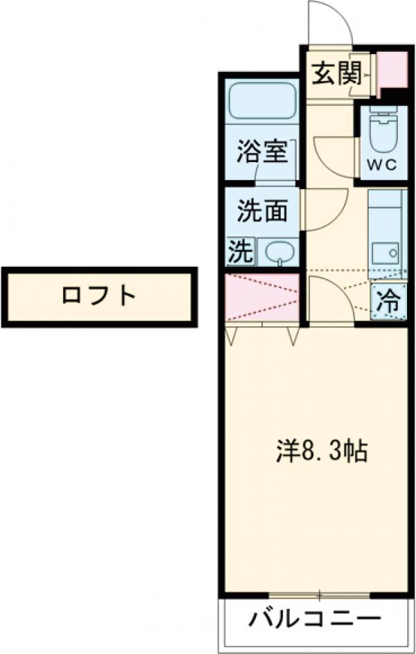ハイツけやき七番館の間取り