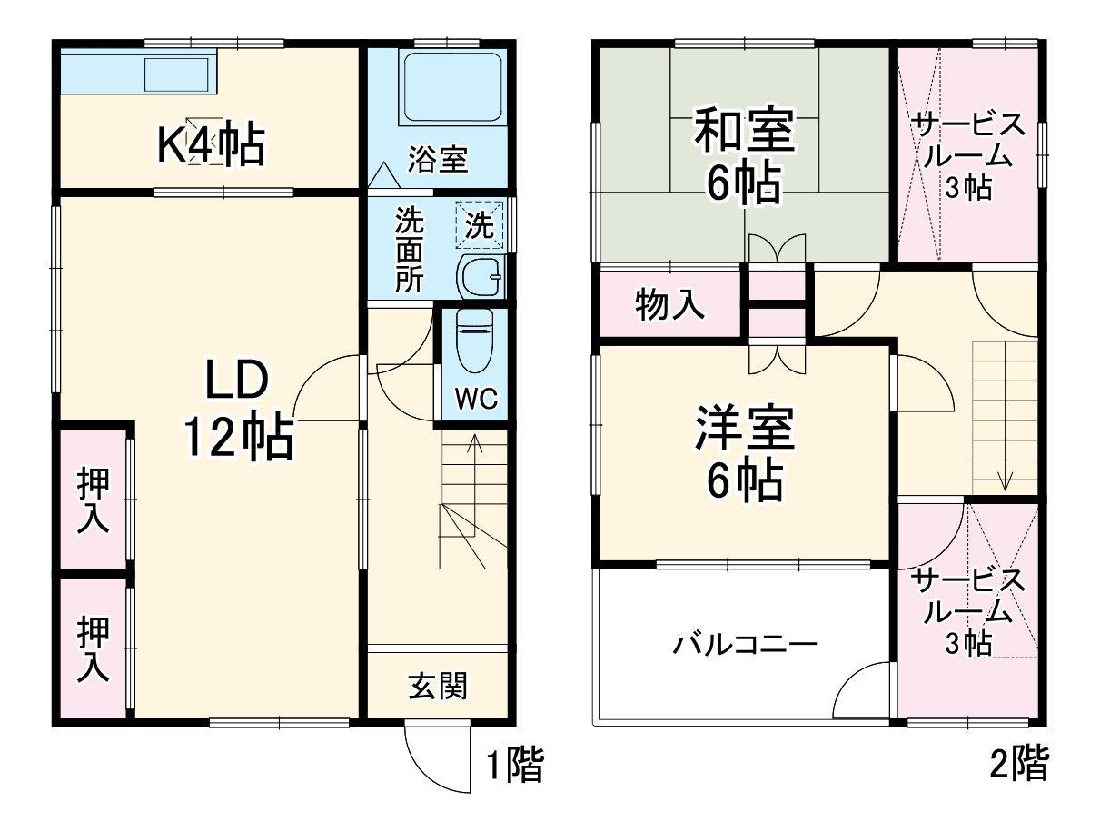 森本15号邸の間取り