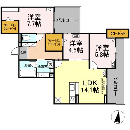 2/14 間取