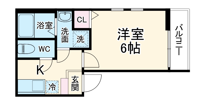 シーバ生田の間取り