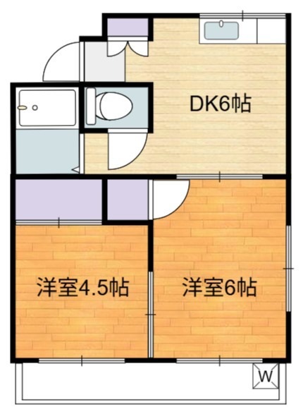 シャトレー富士の間取り