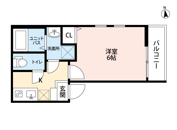 シーバ生田の間取り
