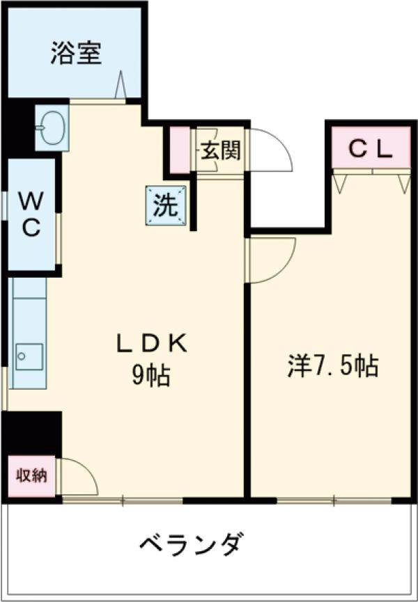 ベルグリーン錦糸町の間取り