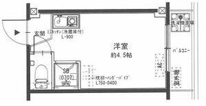 清水728ハイツの間取り