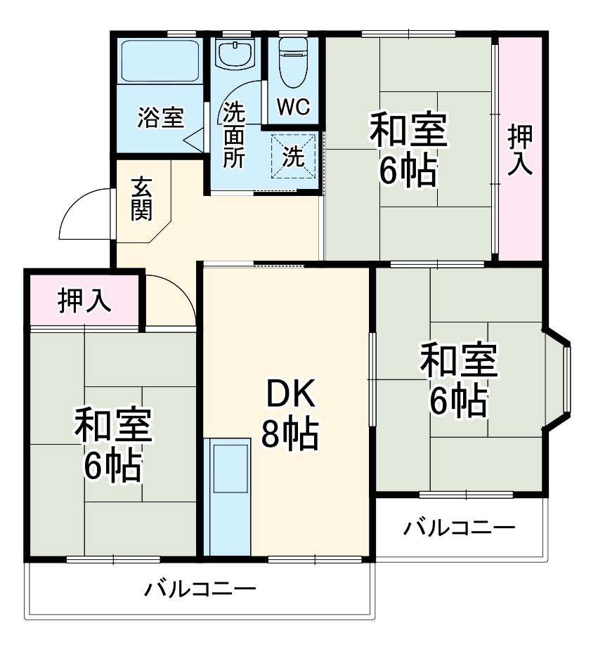 セントラルシティ一宮の間取り