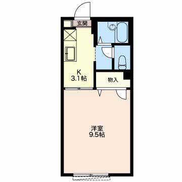 サンパティーク Sの間取り