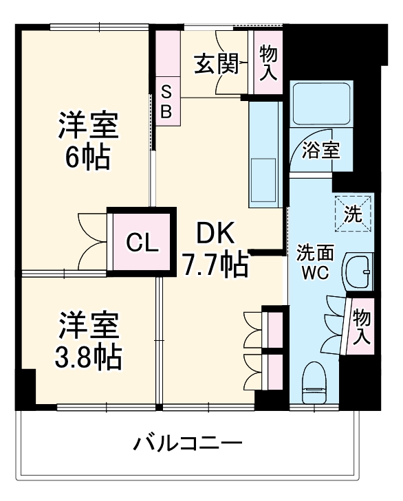 ベルジュ横濱本郷台の間取り