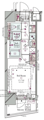 コンシェリア東京 <HIGASHIJUJO RESIDENCEの間取り