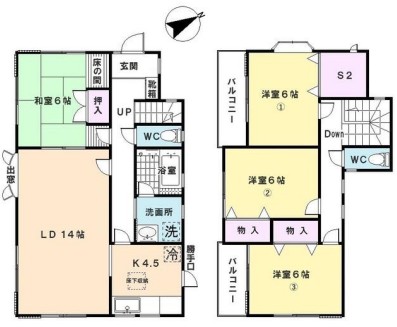 2/2 間取