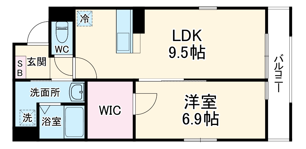 IXO・北大宮の間取り