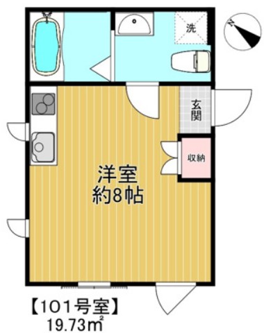 Les Pentes Nagasakiの間取り