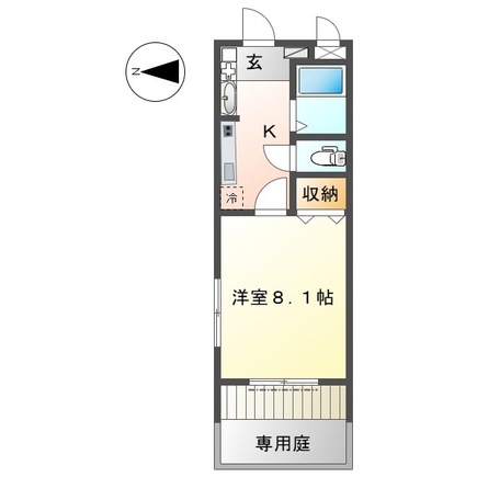 ブロードハイツ共栄の間取り