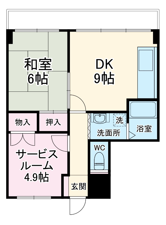 グリーンキャピタルの間取り