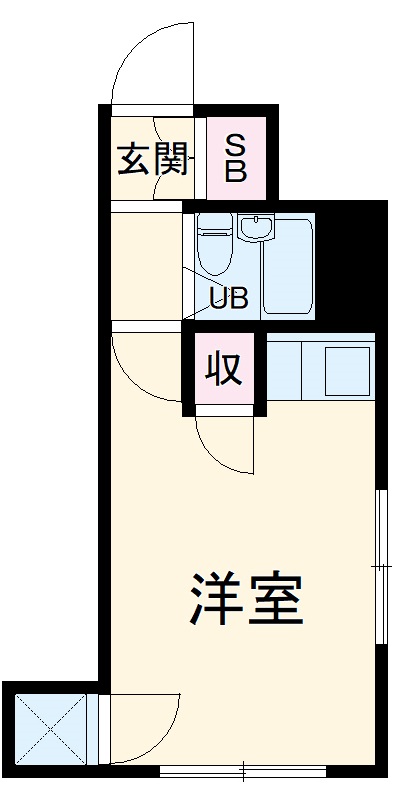 安達ハイツの間取り