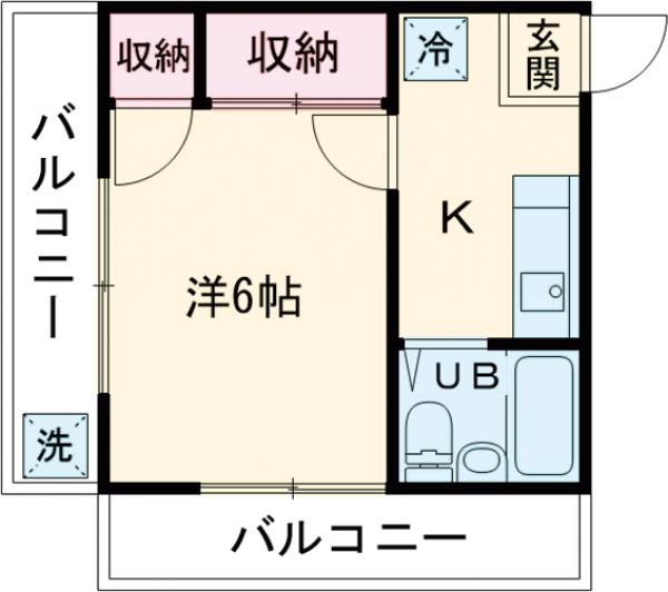 サンライズ須崎の間取り