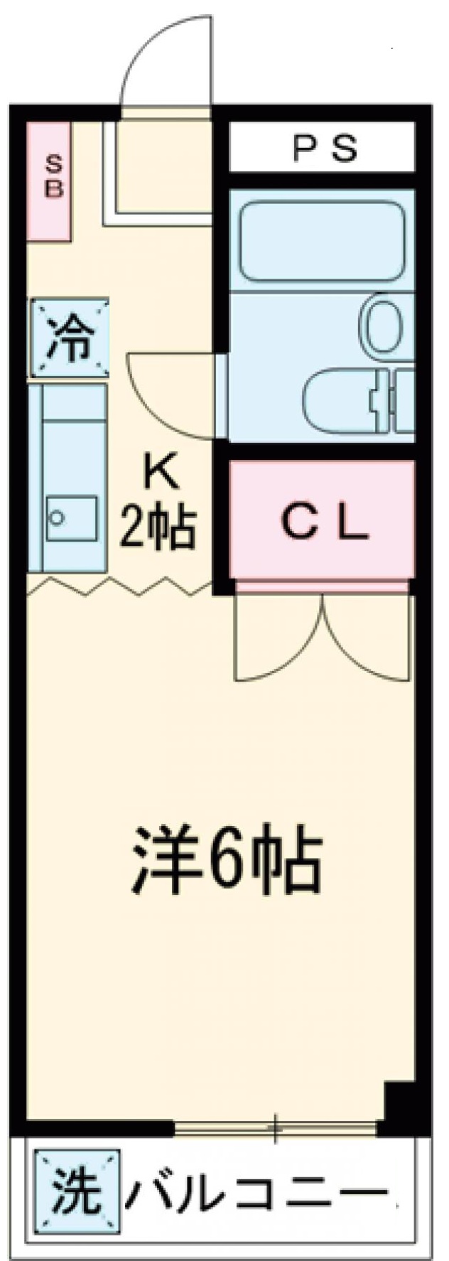 フリースクエアー英の間取り