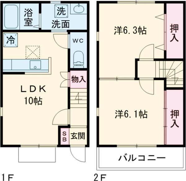 グリシーナの間取り