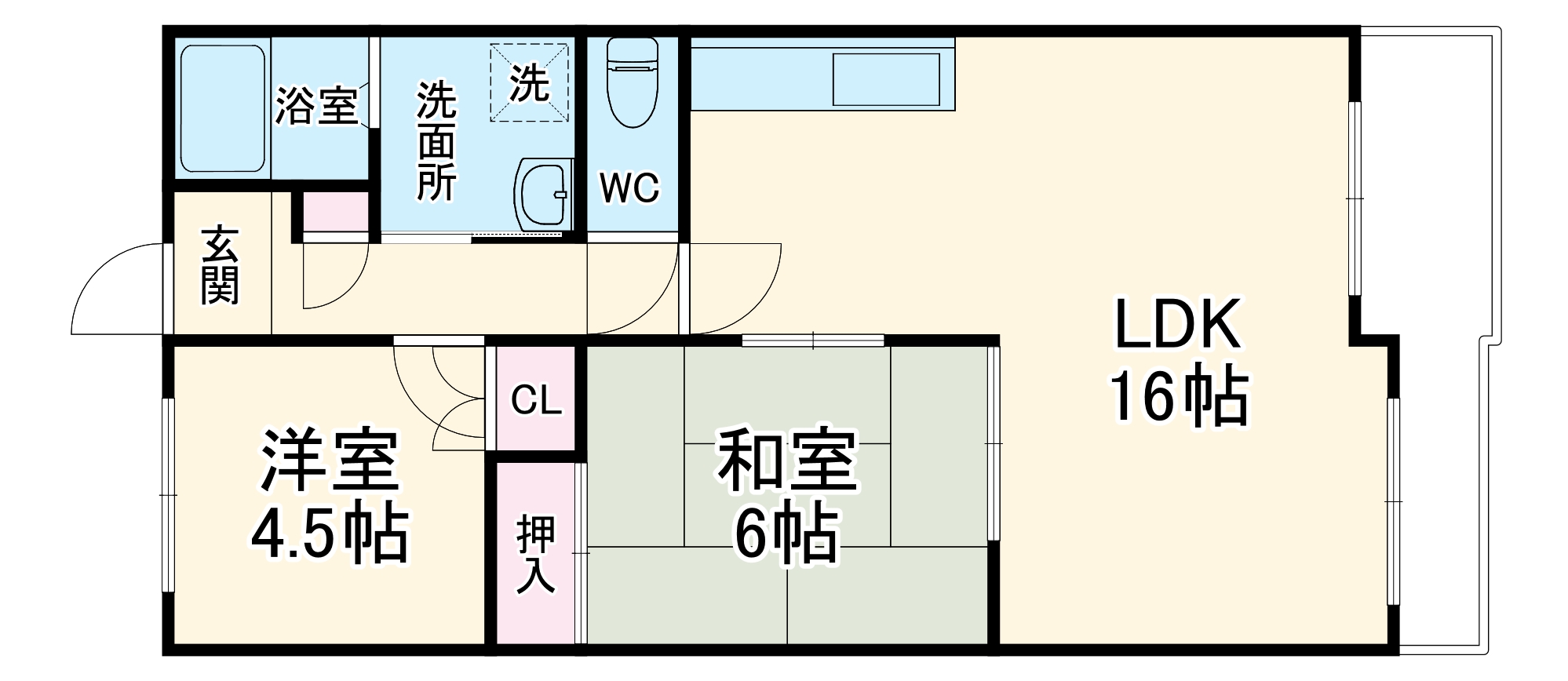 エミネンス梅田西の間取り