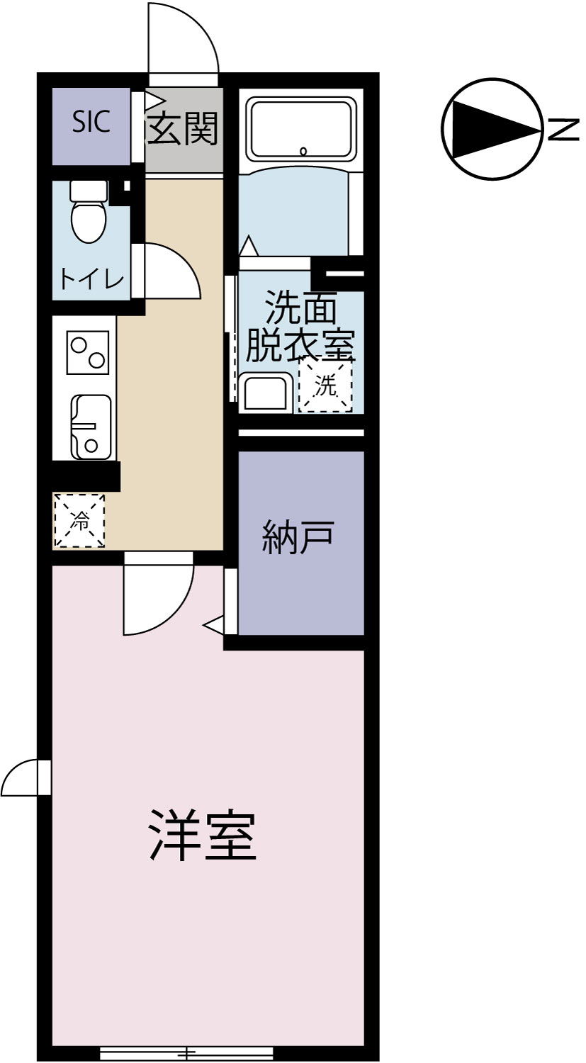 ＷＥＳＴ　ＦＩＥＬＤの間取り