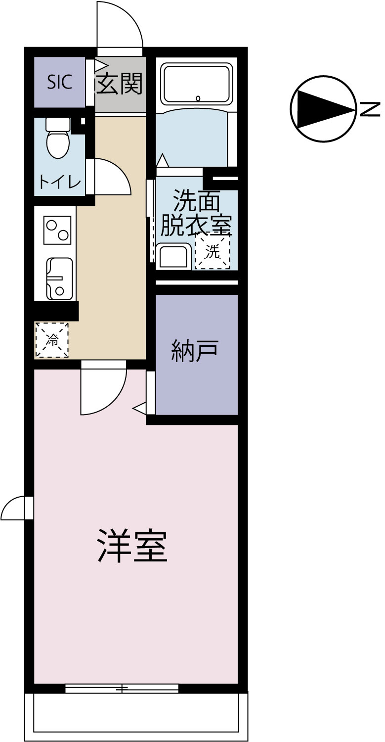 WEST FIELDの間取り