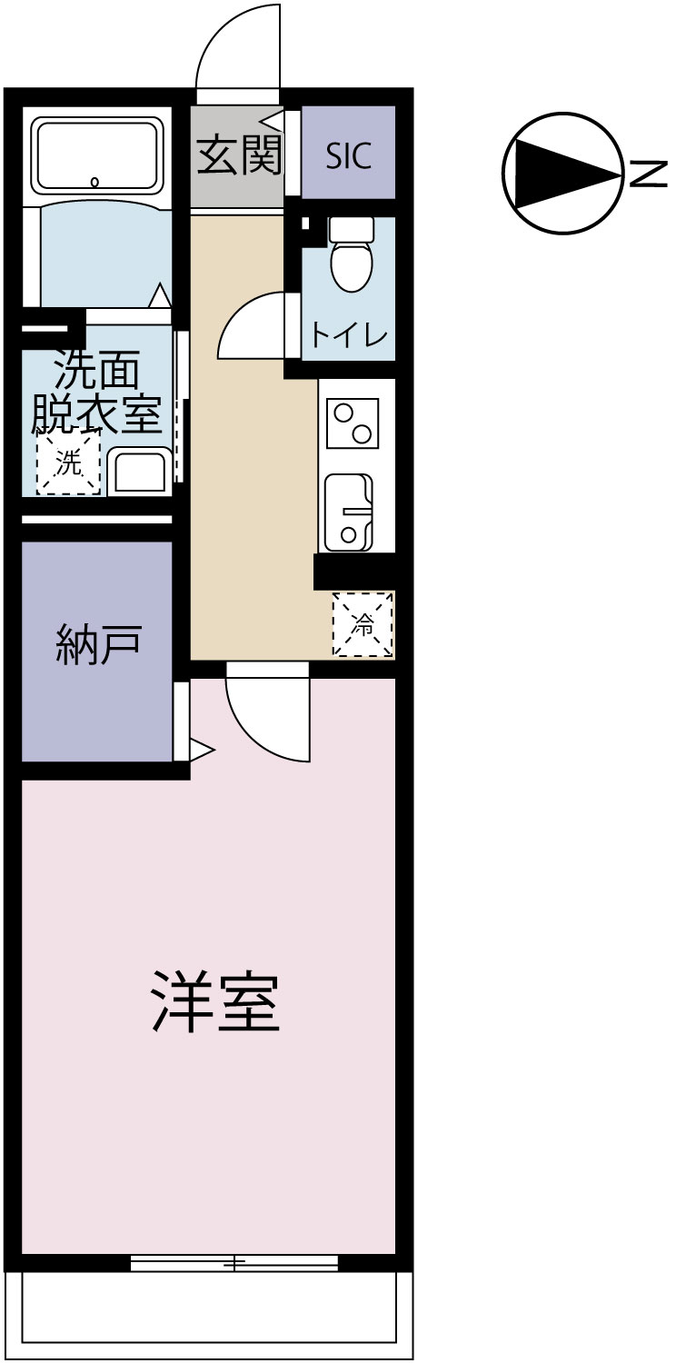 WEST FIELDの間取り