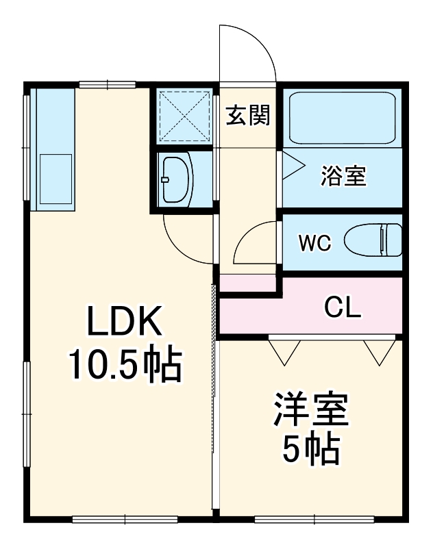 長島ハイツの間取り