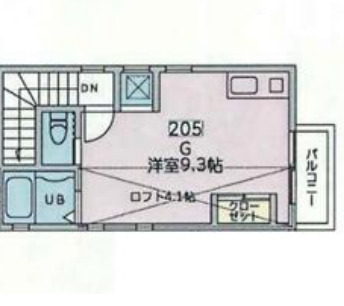 FIT北新宿の間取り