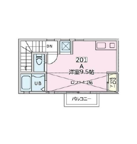FIT北新宿の間取り