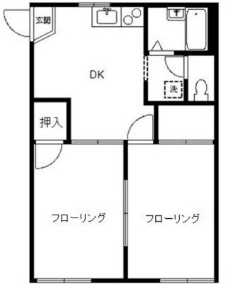 オウク千駄木の間取り