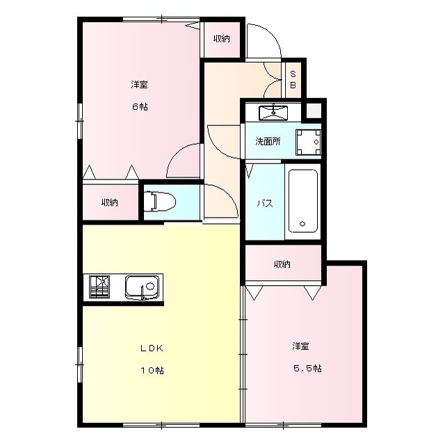 アクアルーチェの間取り