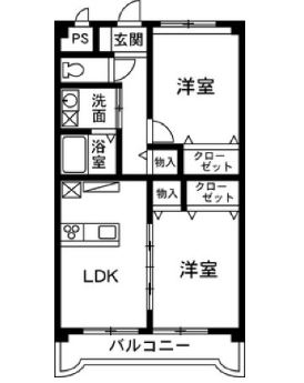 マンションディアコートの間取り