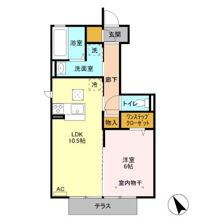 グランソレイユ Eの間取り