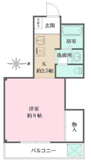 コンフォート石田の間取り