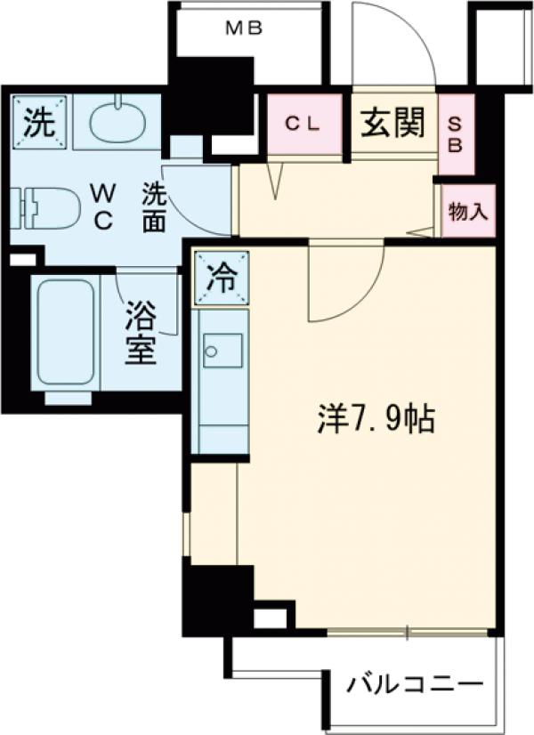 SYNEX SHINAGAWA-EBARAの間取り