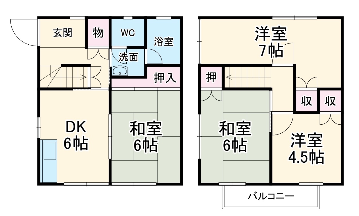 2/4 間取