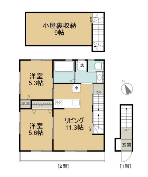 サンライズ柏明原の間取り