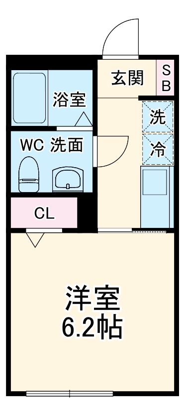 Ft-KAMOI flatの間取り