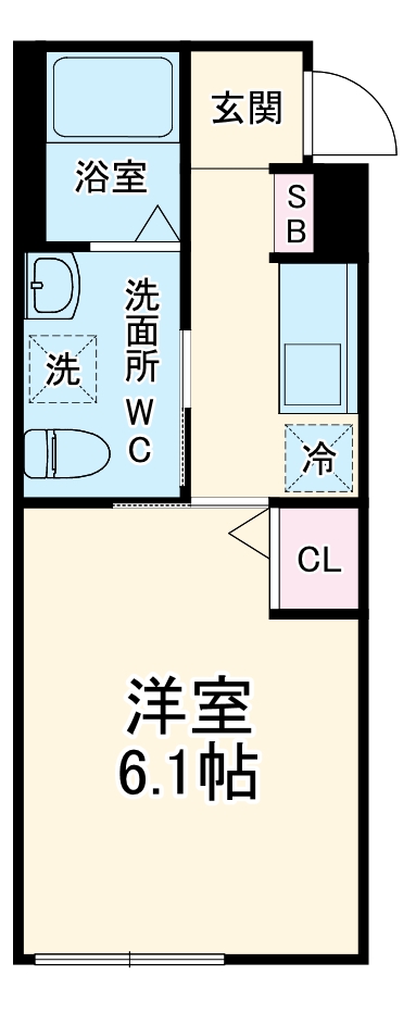 Ft-KAMOI flatの間取り